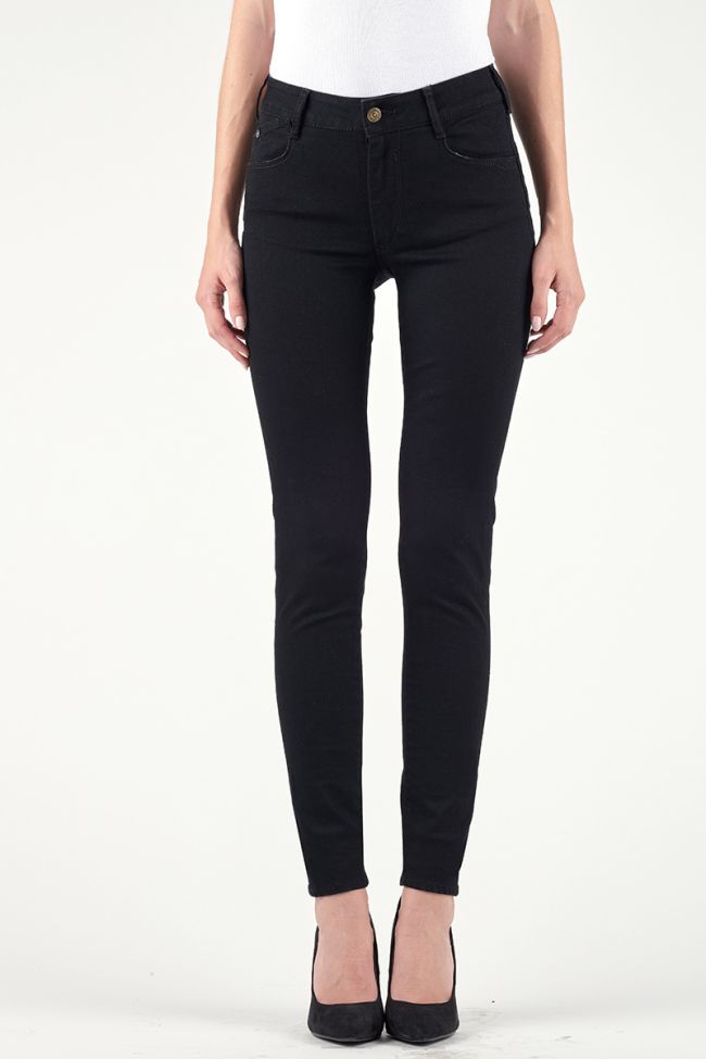 Pulp slim high waist jeans pure black N°0