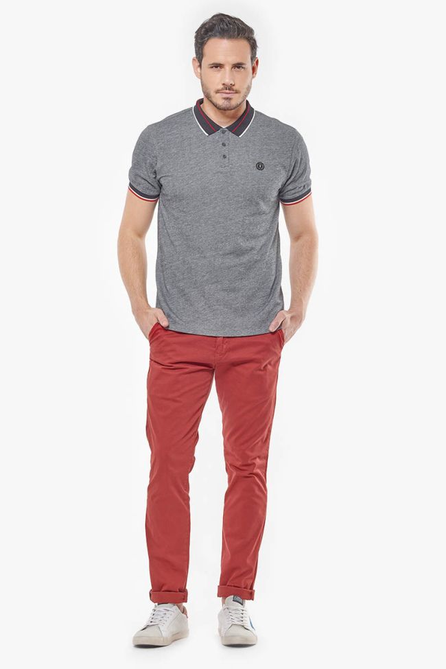 Jas Ochre Red Chino Trousers