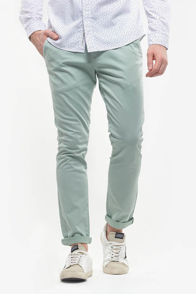 Jade colored Chino pants Jas