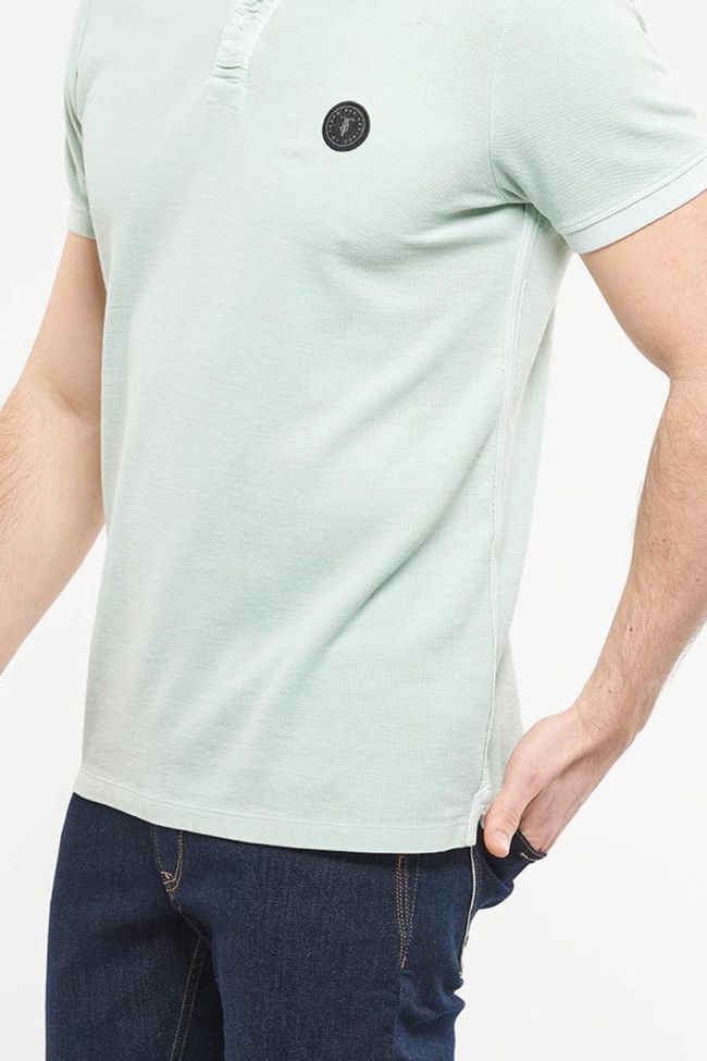 Dylan gray green polo