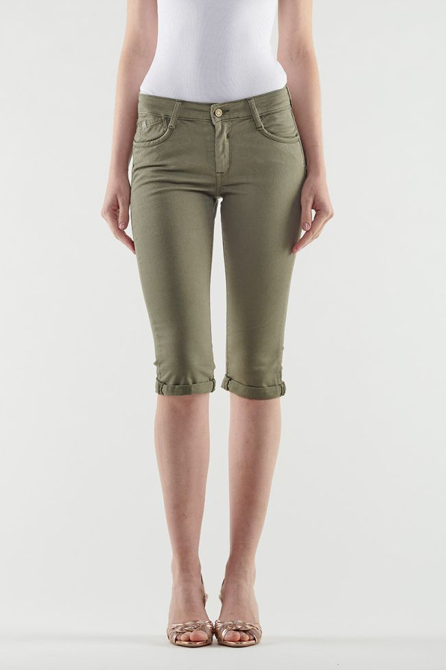 Adva capri khaki pants