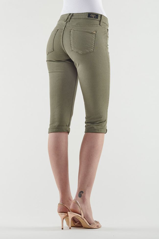 Adva capri khaki pants