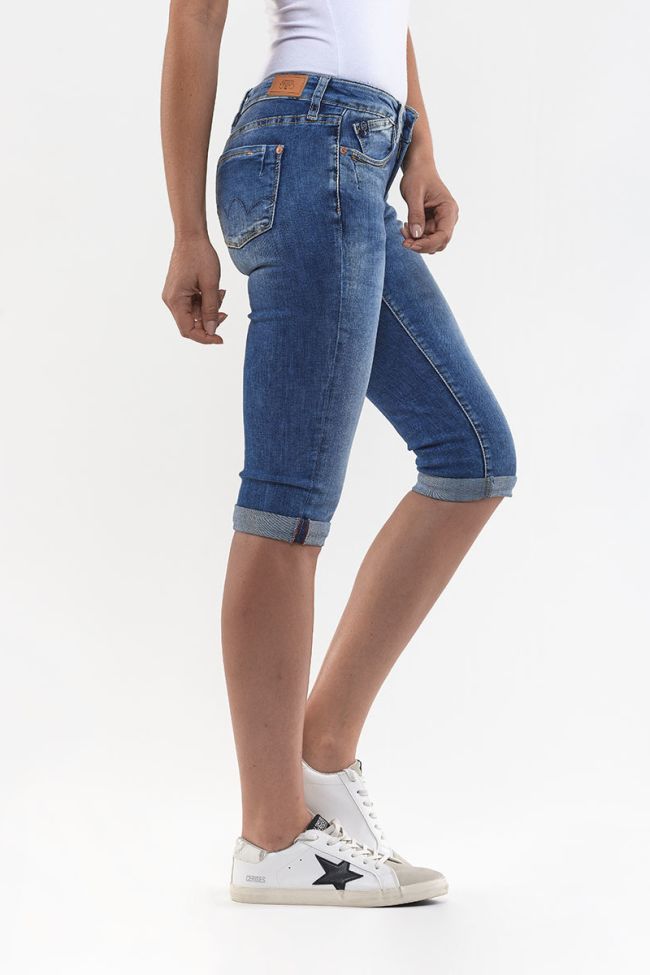 Blue Josia denim capri pants