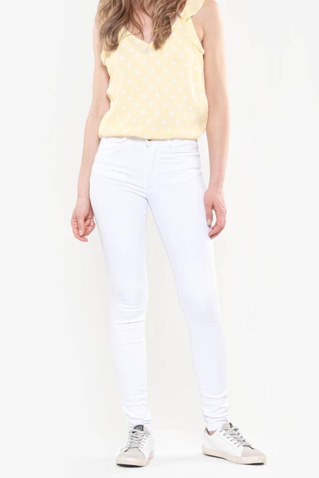 Pulp Skinny High Waist Jeans white