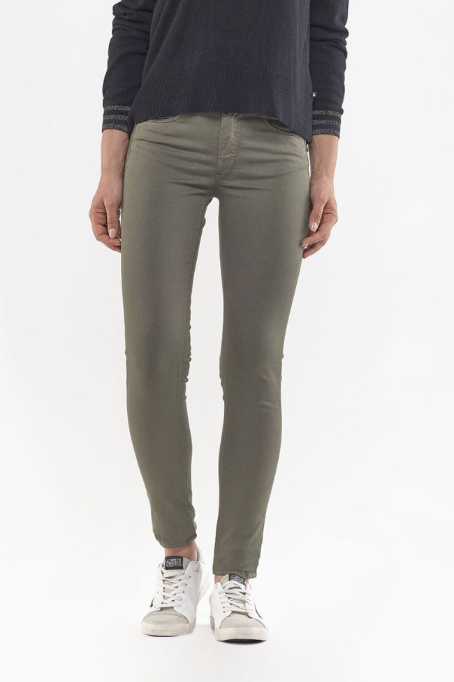 Pulp Skinny High Waist Jeans Khaki