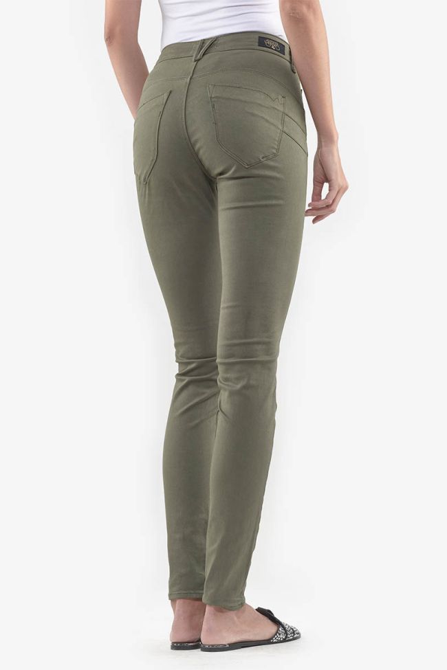 High Waist Pulp Slim Jeans Khaki