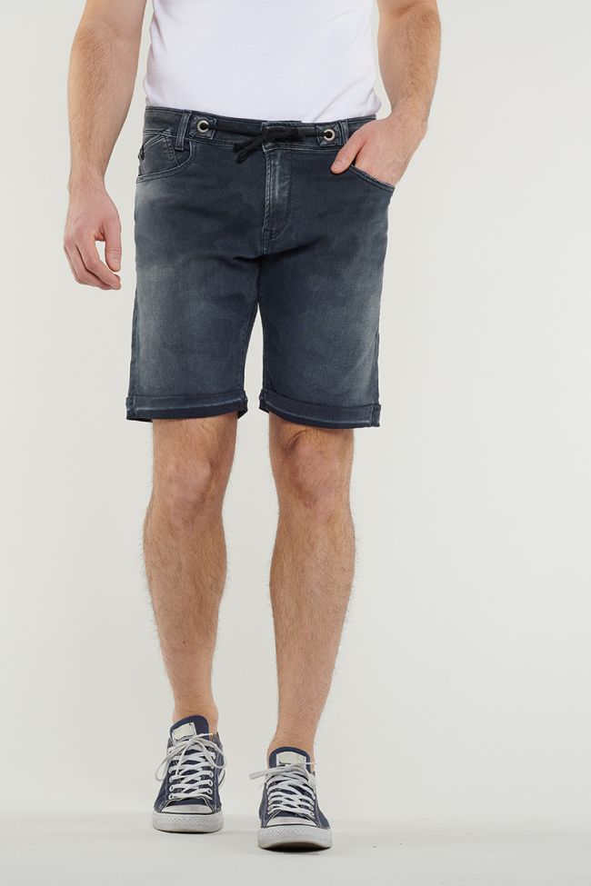 BLACK BLUE JOGG BERMUDA SHORTS