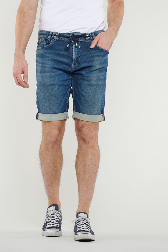 Faded blue Jogg Bermuda shorts