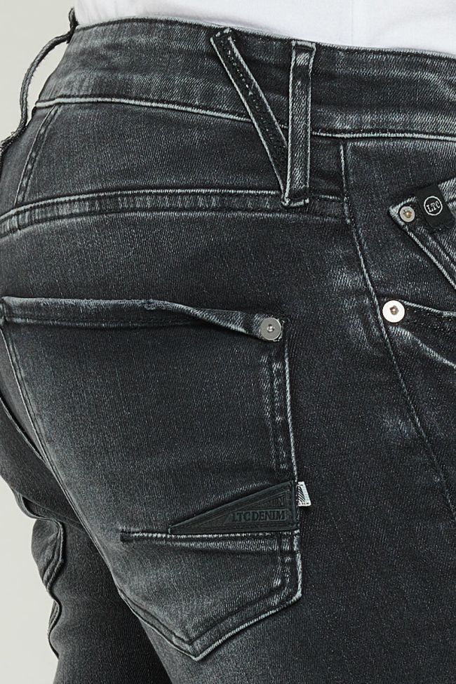 Black Biker Power Skinny Jeans