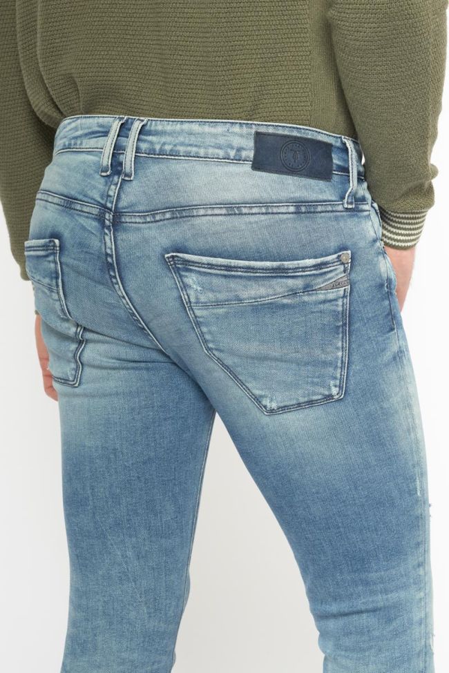 Jeans power skinny 7/8th destroy vintage blue N°4