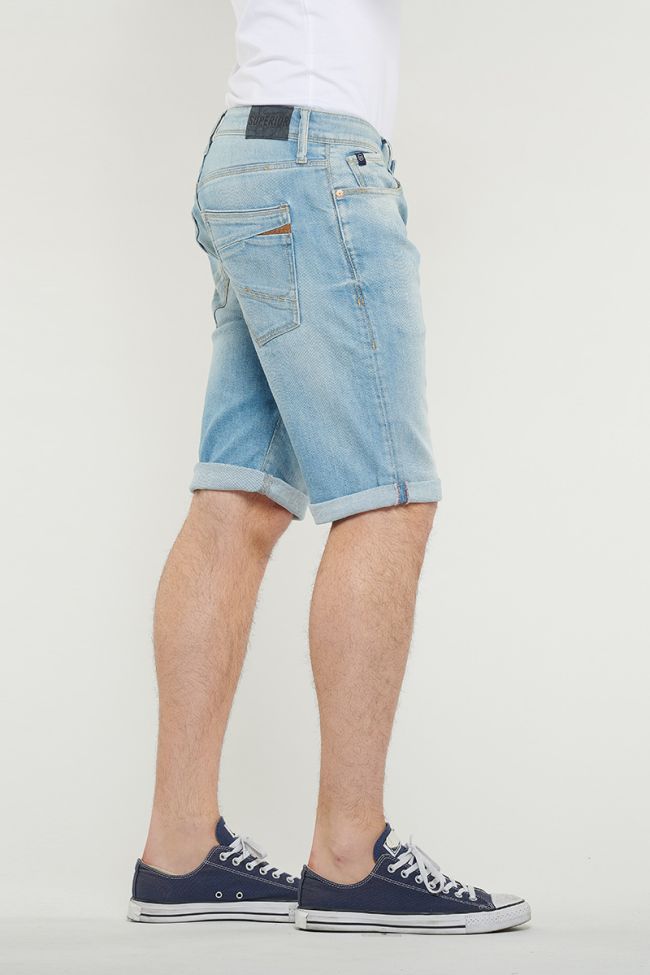 Light blue denim Texas Bermuda shorts