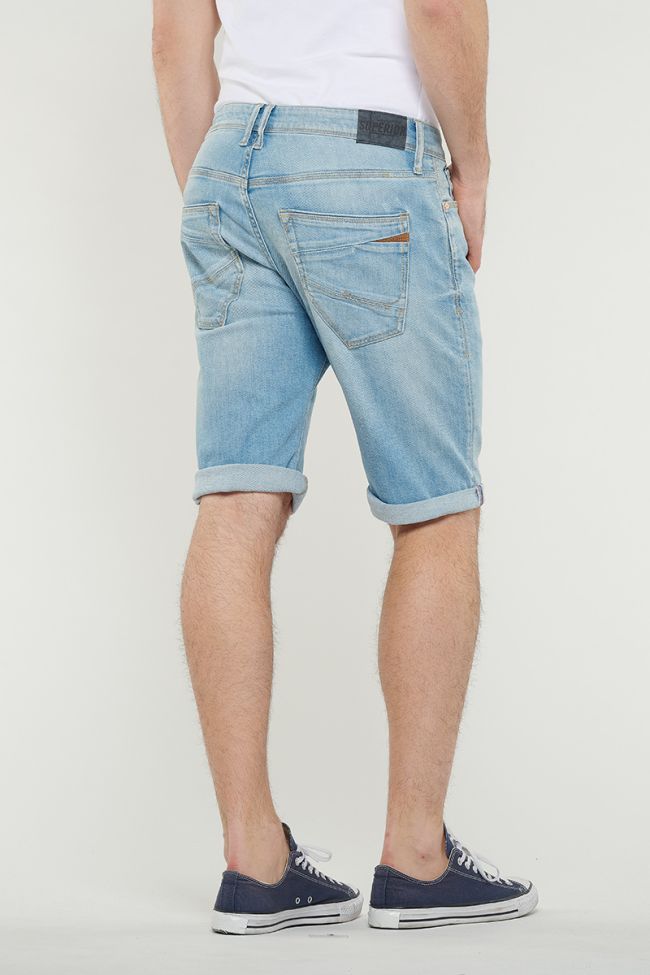 Light blue denim Texas Bermuda shorts