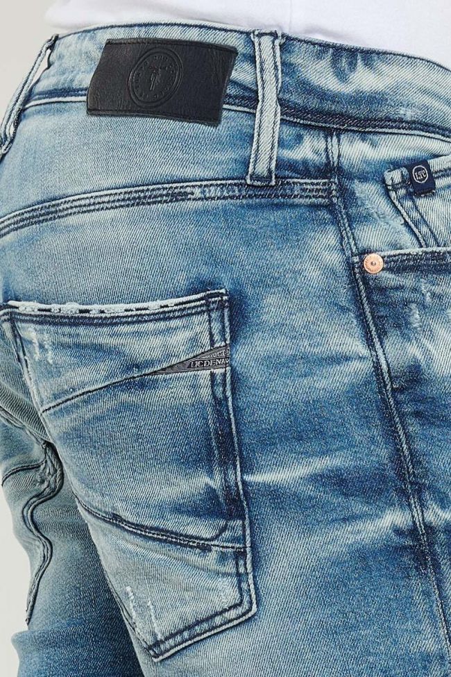 Bleu denim Texas bermuda shorts