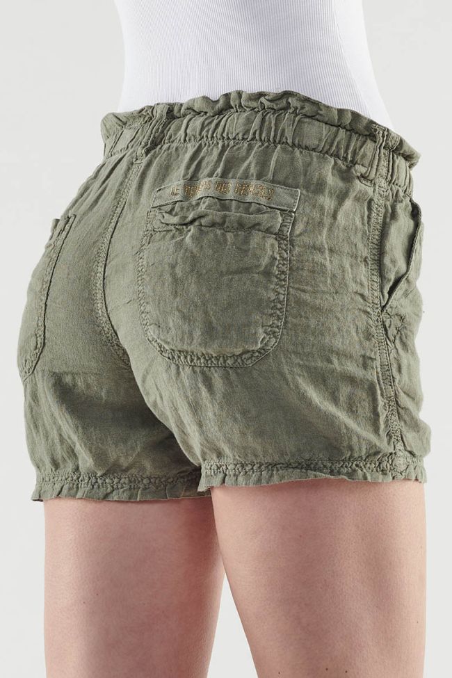 Khaki short shorts