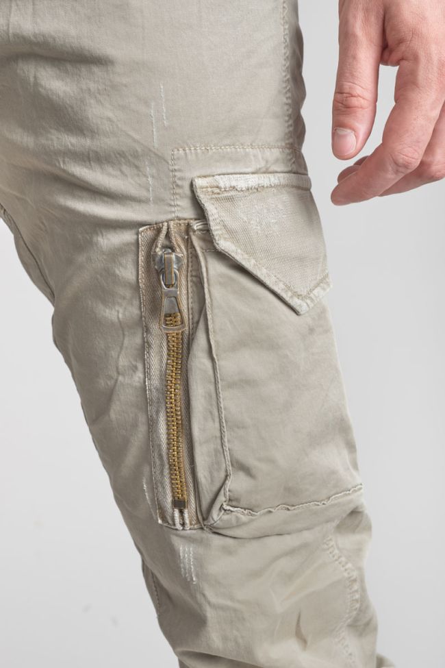 Light beige Alban cargo trousers