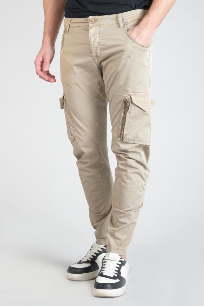 Beige Alban cargo trousers