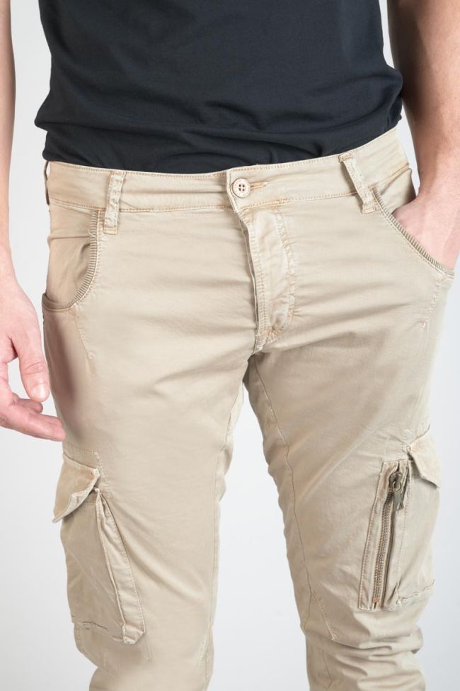 Beige Alban cargo trousers