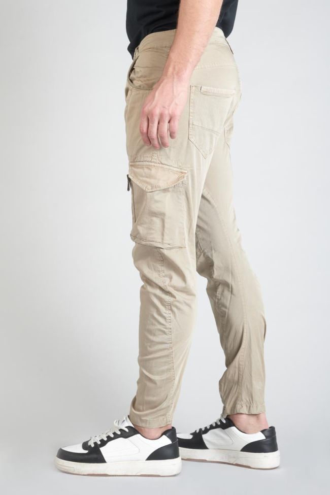 Beige Alban cargo trousers