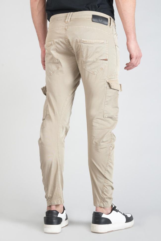 Beige Alban cargo trousers