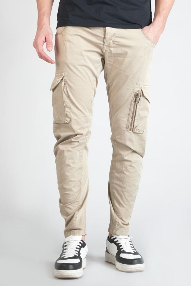 Beige Alban cargo trousers