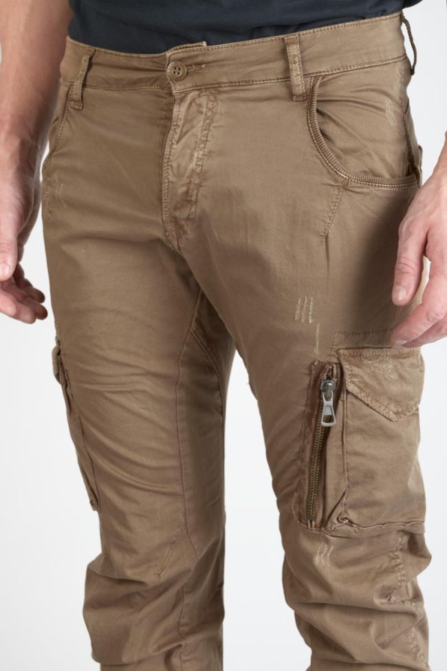 Brown Alban cargo trousers