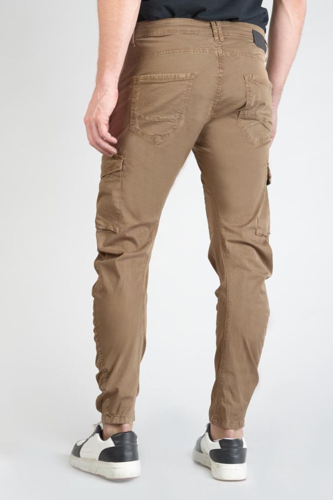 Brown Alban cargo trousers