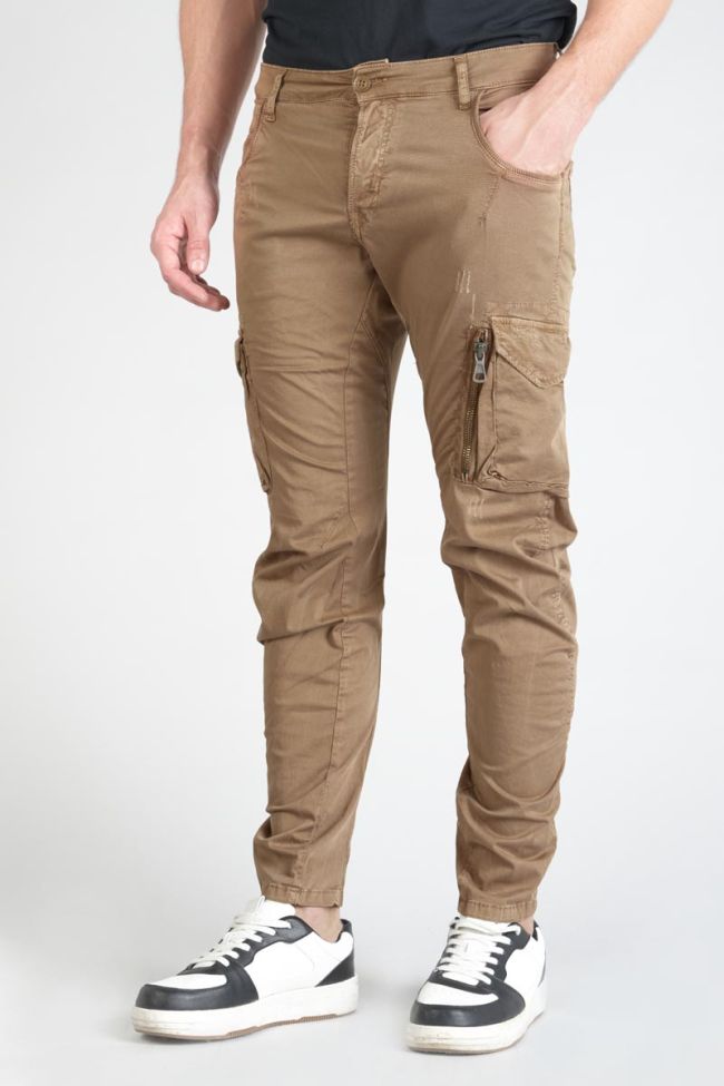 Brown Alban cargo trousers
