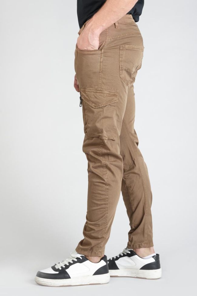 Brown Alban cargo trousers