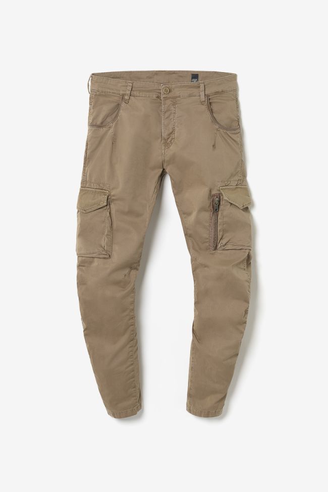 Brown Alban cargo trousers