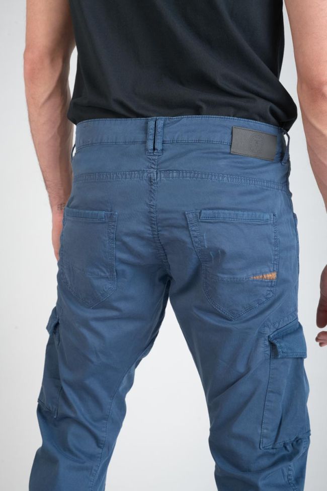 Blue Alban cargo trousers