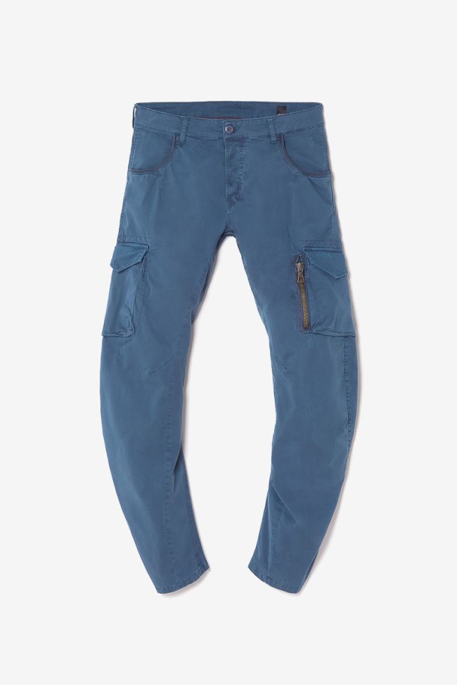 Blue Alban cargo trousers
