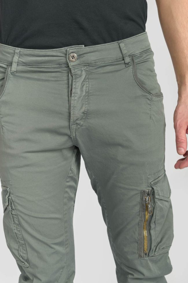 Alban Grey Green Cargo Pants