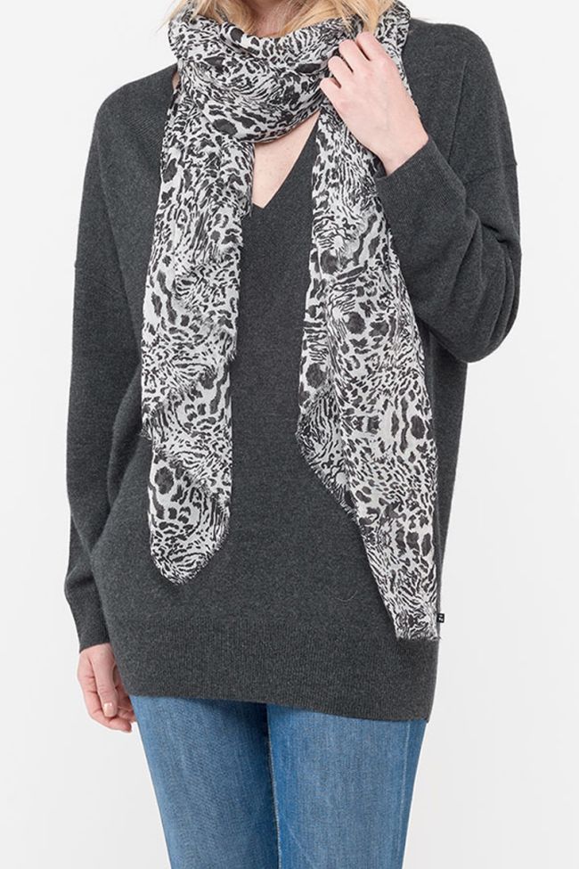 Bina Black and White Scarf