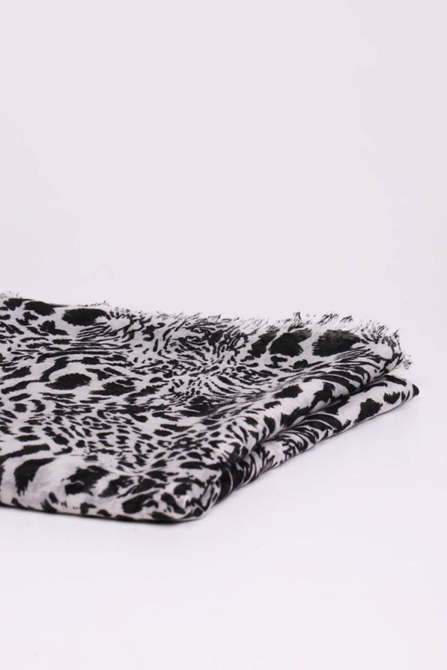 Bina Black and White Scarf