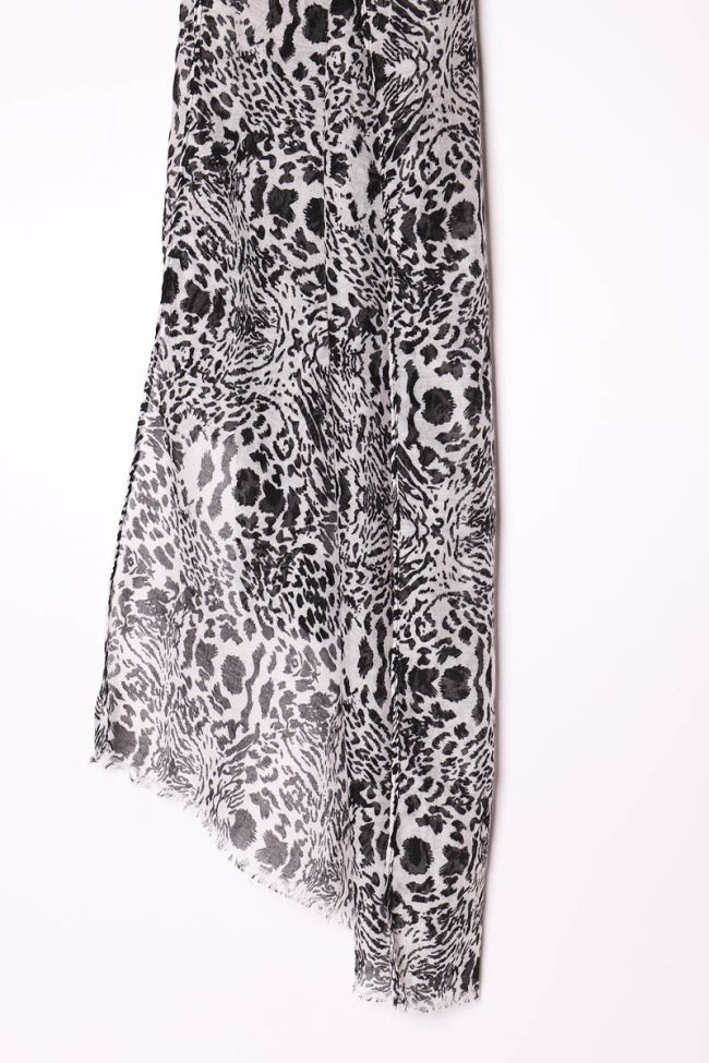 Bina Black and White Scarf