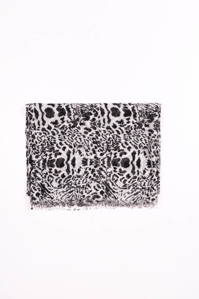 Bina Black and White Scarf