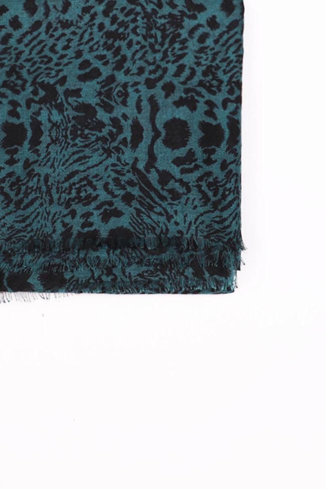 Bina Black and Green Scarf