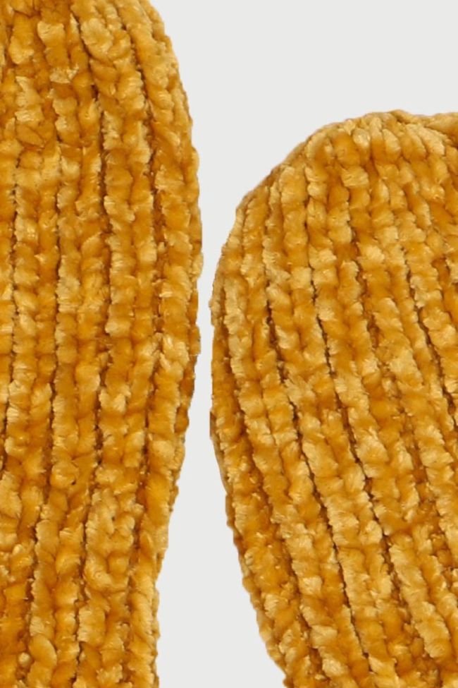 Dallas Mustard Yellow Mittens