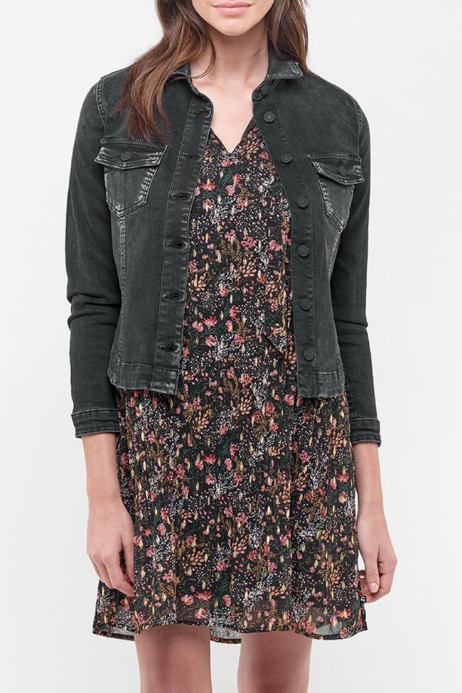 Lilly Black Denim Jacket