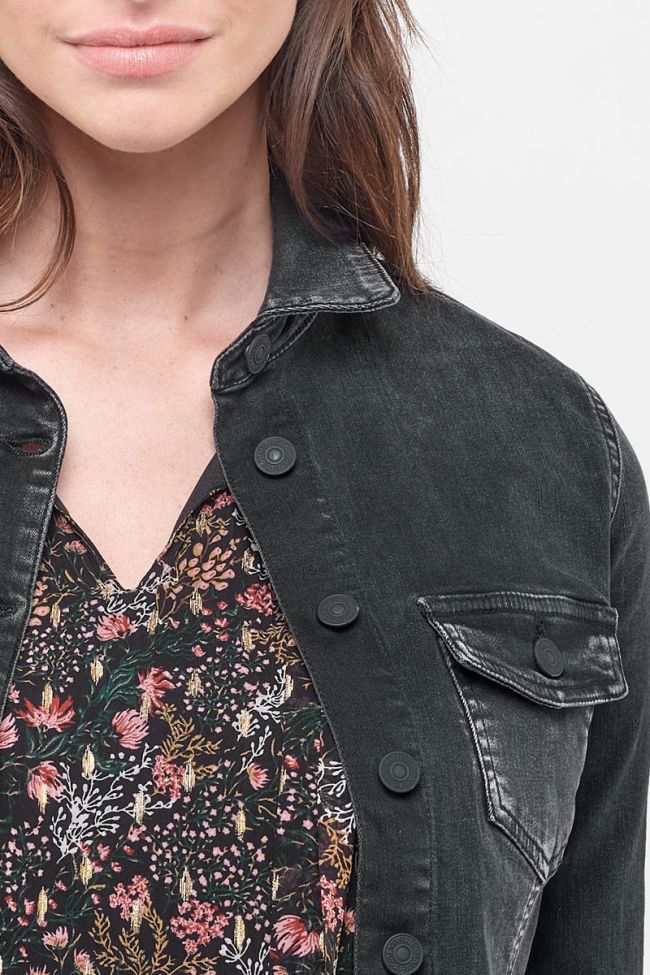 Lilly Black Denim Jacket