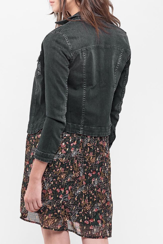 Lilly Black Denim Jacket