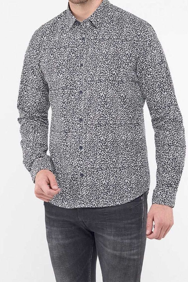 Soren Black and White Shirt