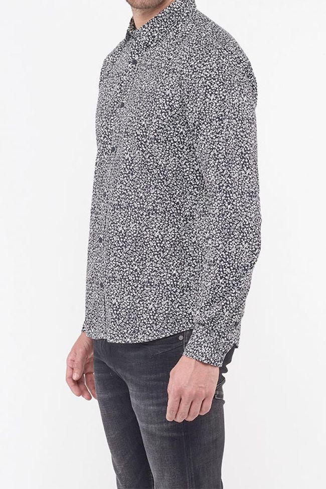 Soren Black and White Shirt