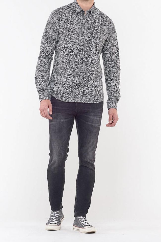 Soren Black and White Shirt