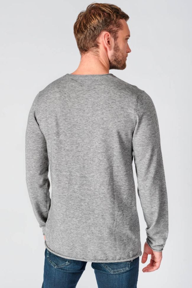Grey marl Terry jumper