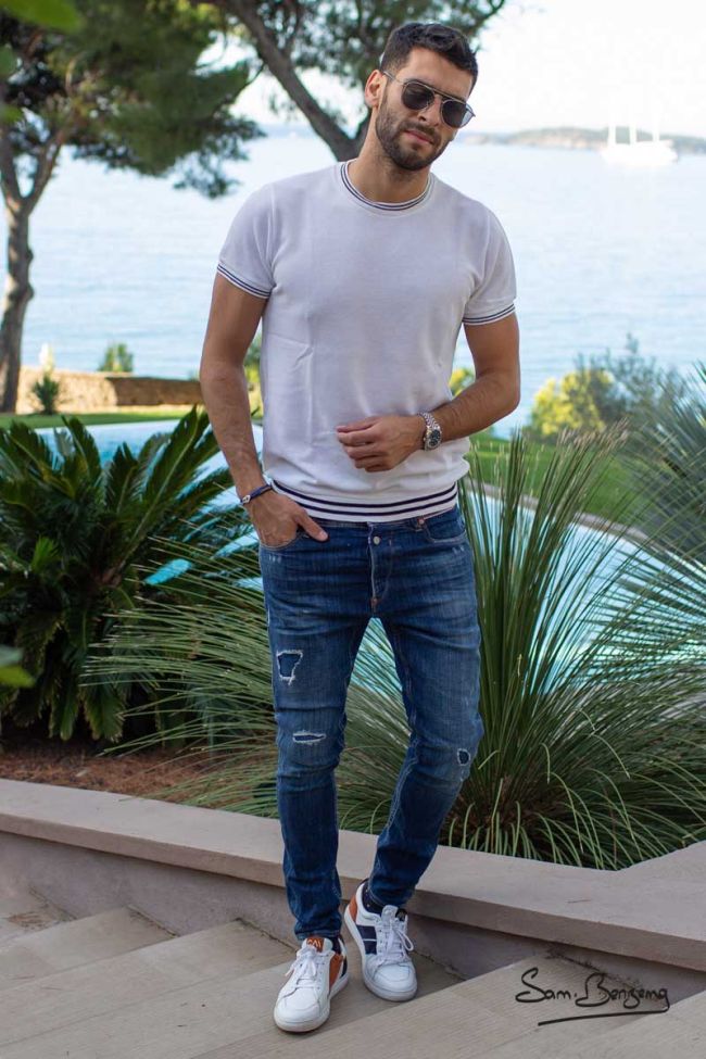 Samir Benzema Tapered Jeans 900/15 Hans Blue