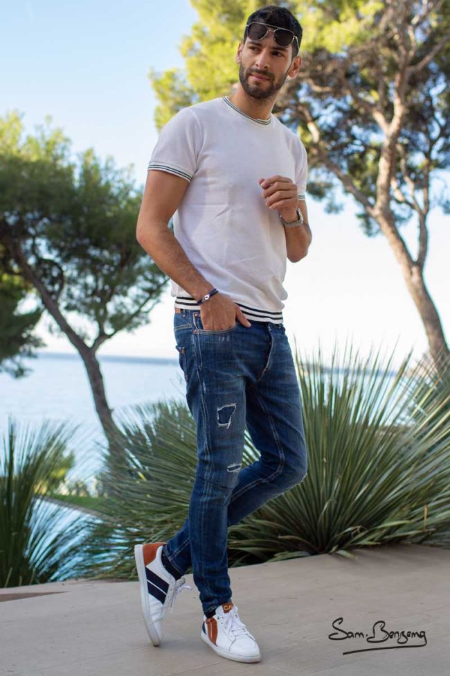 Samir Benzema Tapered Jeans 900/15 Hans Blue