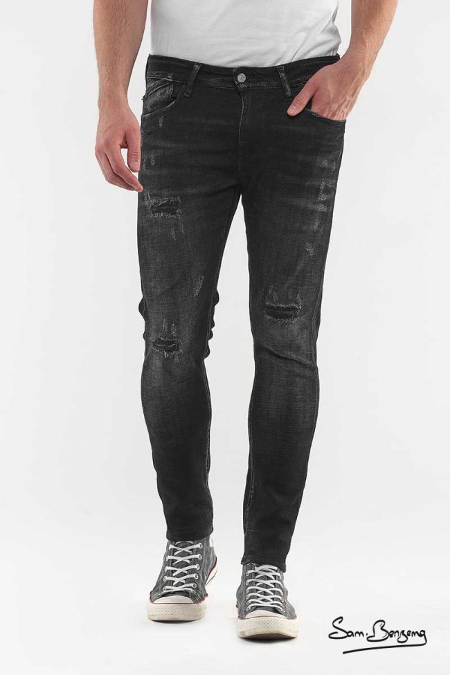 Samir Benzema Power Skinny Jeans Black Destroy