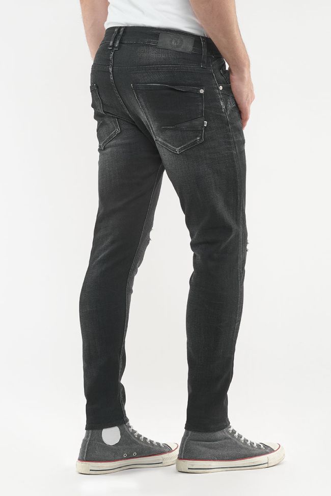 Power Skinny Jeans Black Destroy