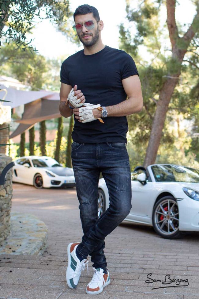 Samir Benzema Power Skinny Jeans Black Destroy